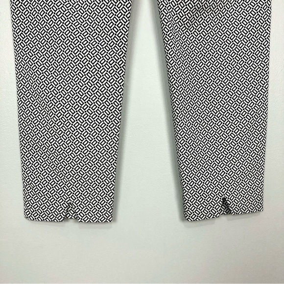 J. Jill Essential Slim Ankle Pant Women’s Size 14 Pull On Stretch Knit Geo Print - Picture 6 of 9